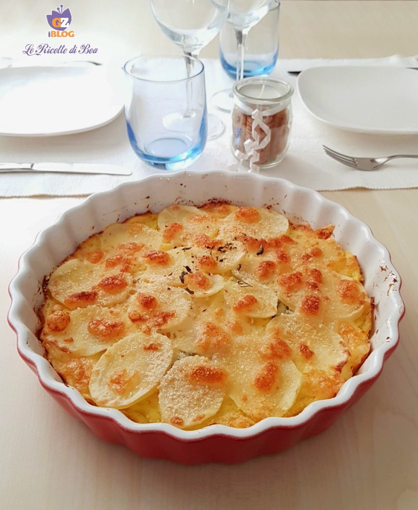 gratin de pommes de terre et fromage au four