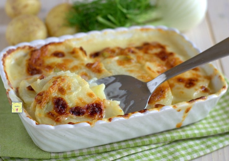 Gratin de fenouil et pommes de terre