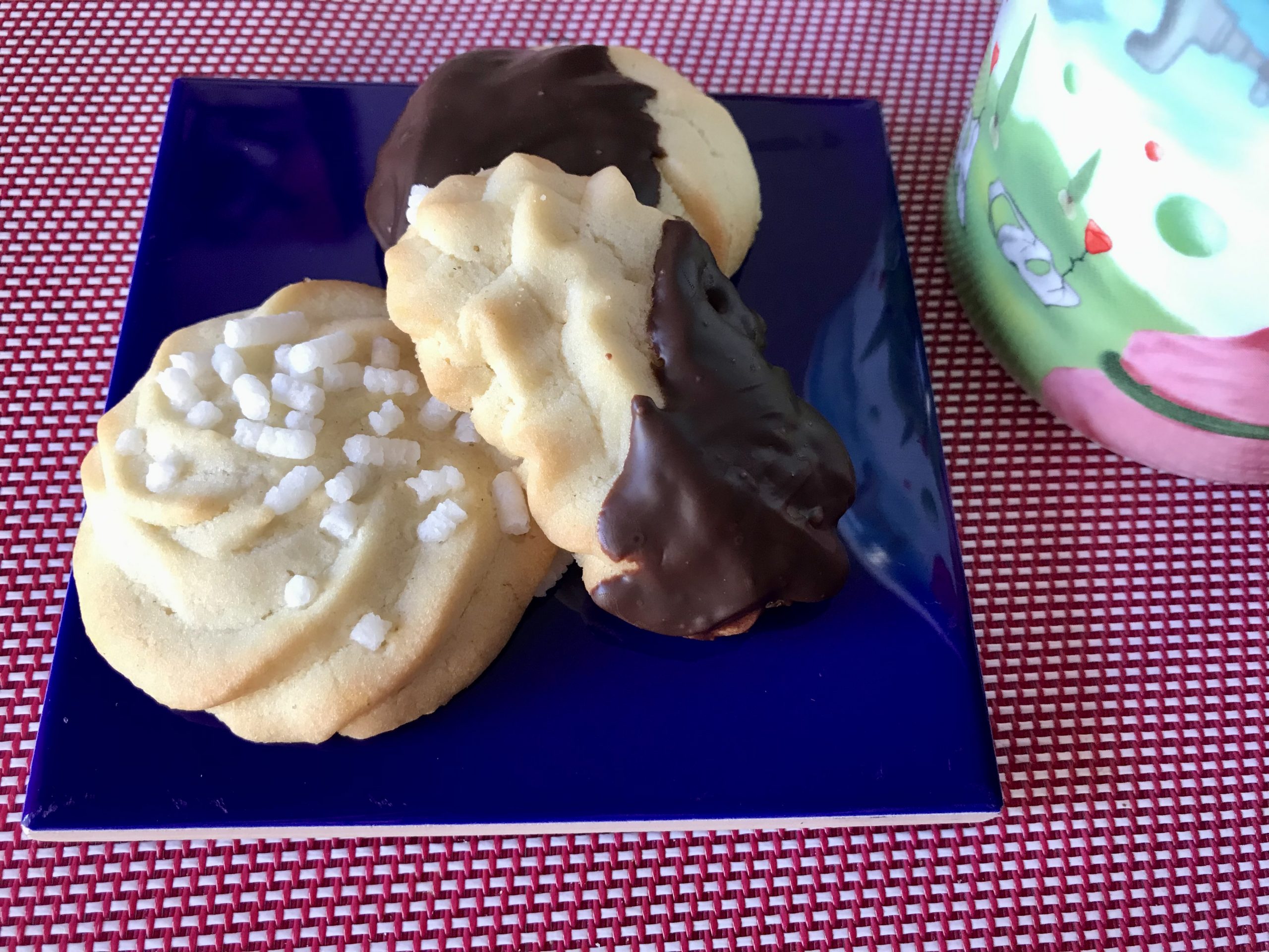 Biscuits de pâte sablée montée ou meneghini