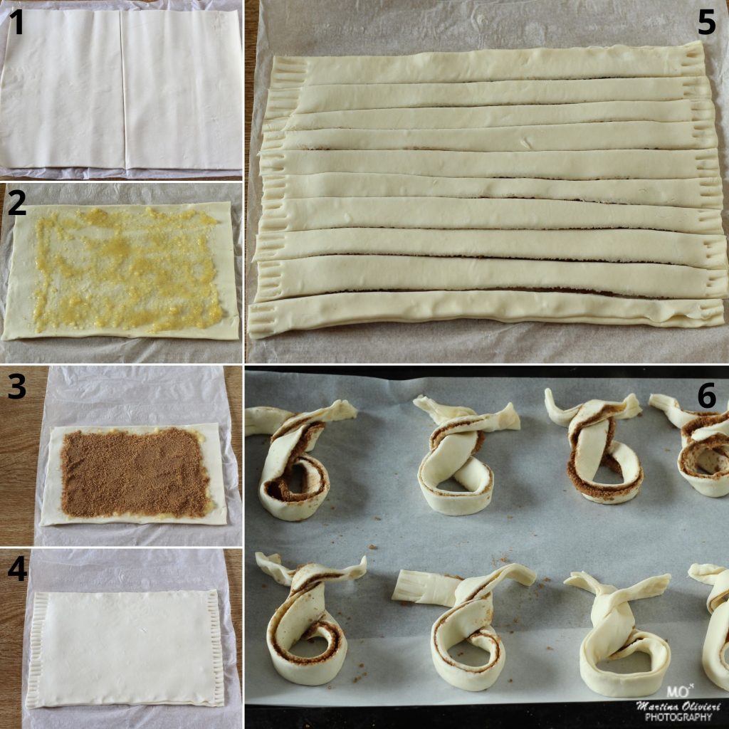 Lapins en pâte feuilletée à la cannelle