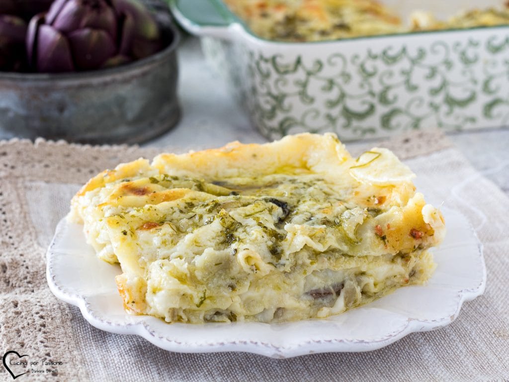 lasagnes aux artichauts