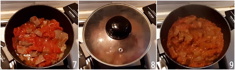 lesso à la picchiapò recette originale romaine pour réutiliser la viande du bouillon ragoût avec bouilli et tomate oignons le grain de maïs 3 cuire viande