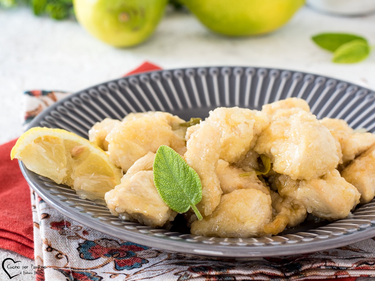 MORCEAUX DE POULET AU CITRON