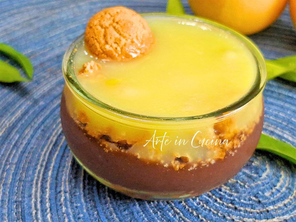 MOUSSE ORANGE et CHOCOLAT dessert à la cuillère