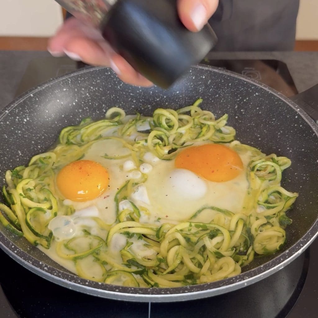 œufs aux courgettes