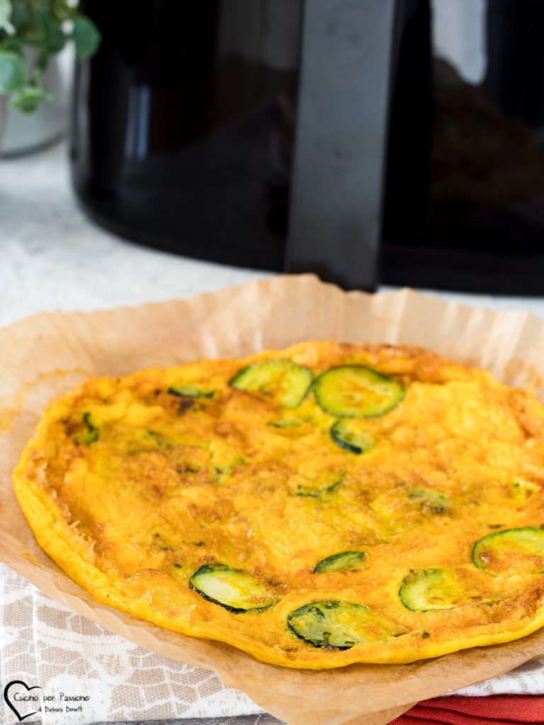 omelette de courgettes à la friteuse
