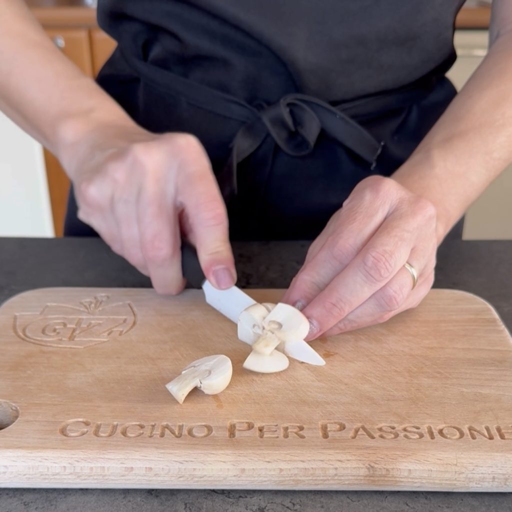 pain de viande de pommes de terre et champignons