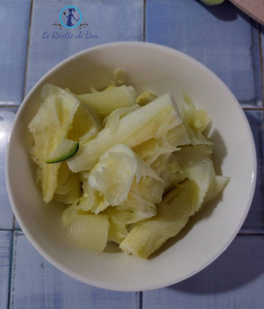 restes de la courgette