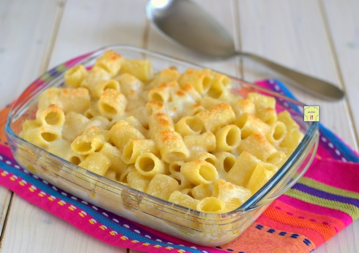 Pâtes au four blanches