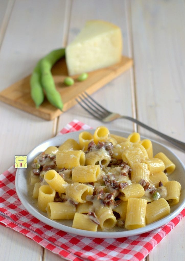 pâtes fèves lard et pecorino gp