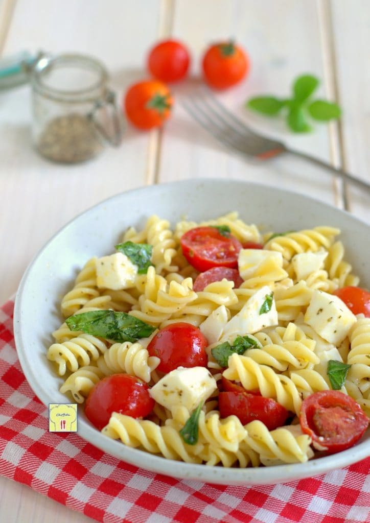 pâtes froides à la caprese gp