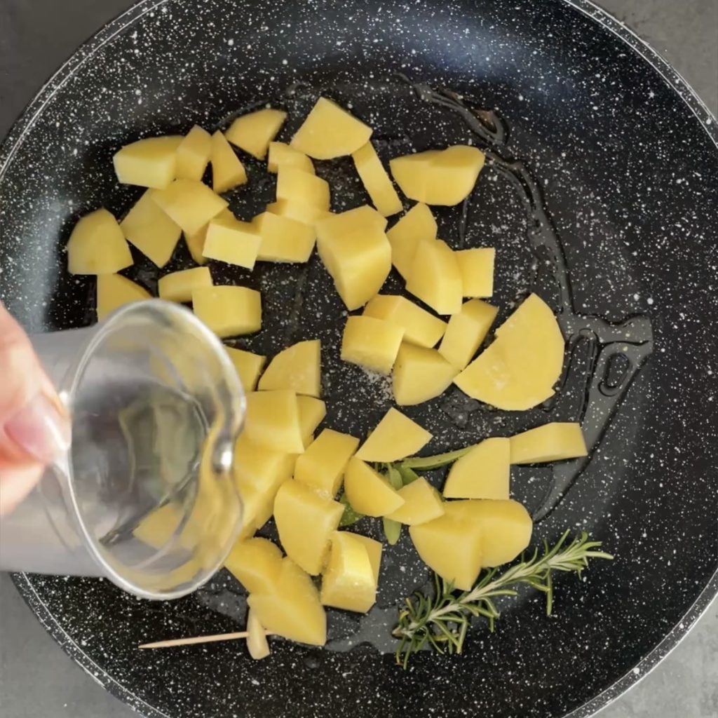 pâtes pommes de terre et thon