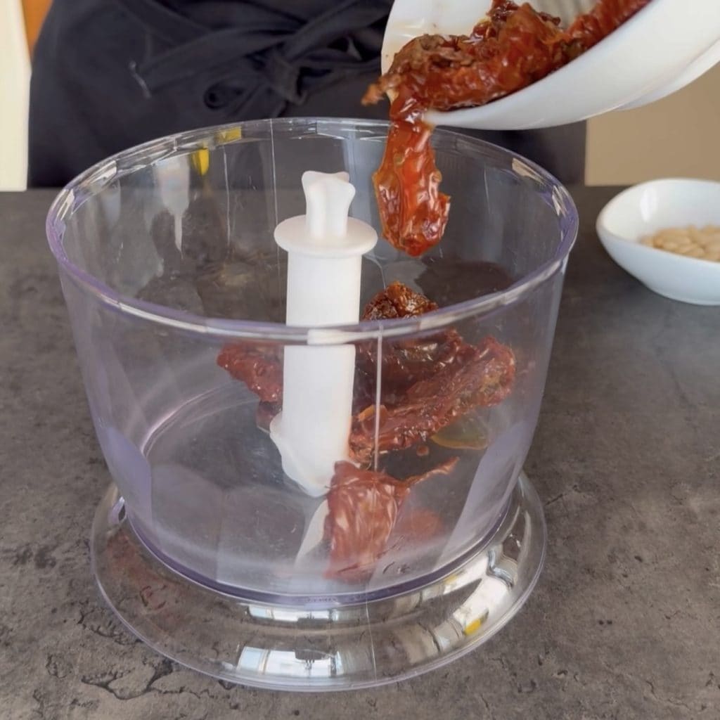 pâtes au thon et tomates séchées