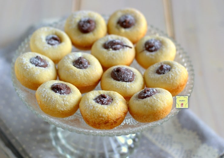 Pâtisseries de pâte sablée à la Nutella