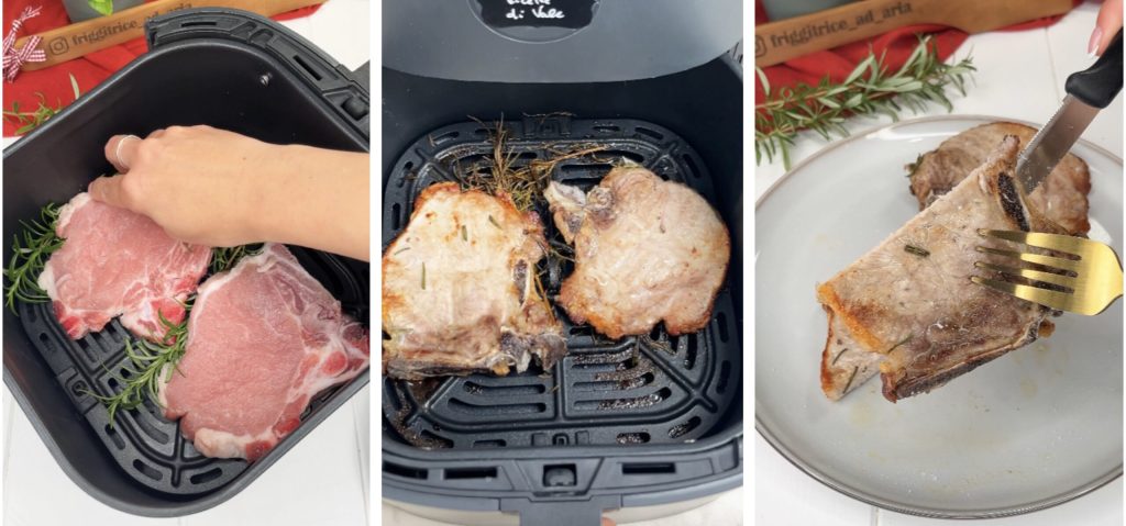 Côtelettes de porc à la friteuse à air