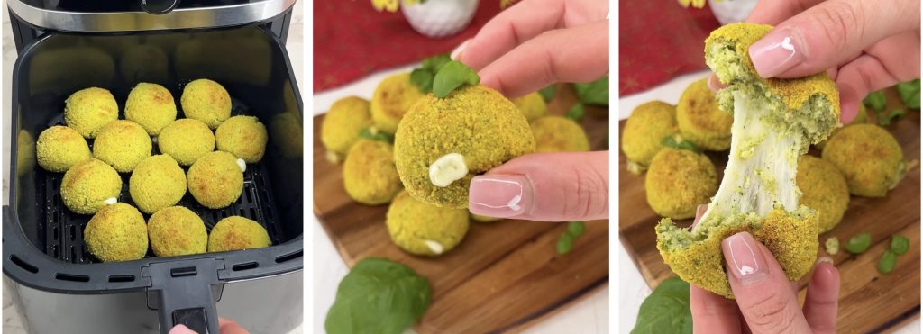 Boulettes de brocoli à la friteuse à air