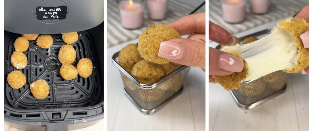 Mozzarella sticks parfaits à l'air fryer