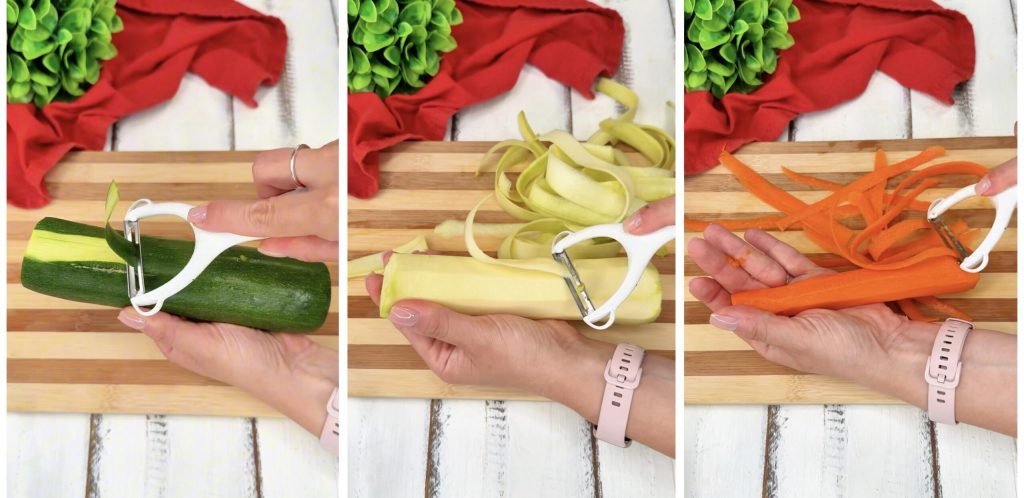 Rouleaux de légumes avec feuilles de riz