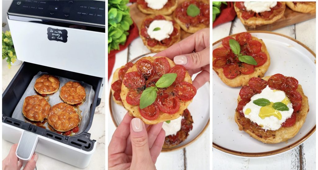 Mini tarte tatin aux tomates cerises