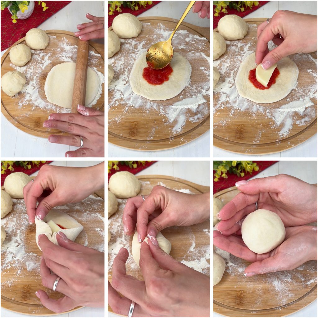 Bomboloni à la pizzaiola en friteuse à air