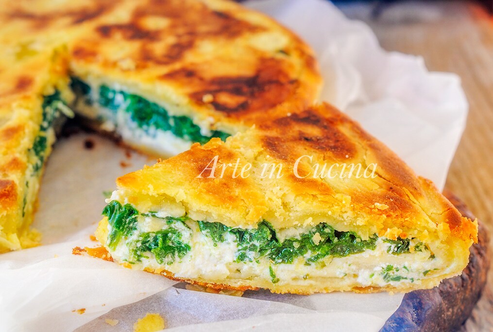 TARTE RUSTIQUE aux épinards et ricotta