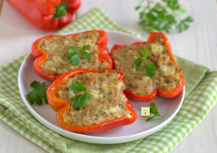 Poivrons farcis au thon