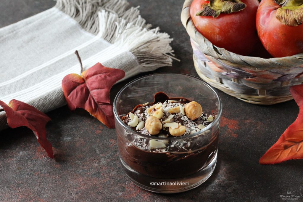 Pudding de kakis et cacao
