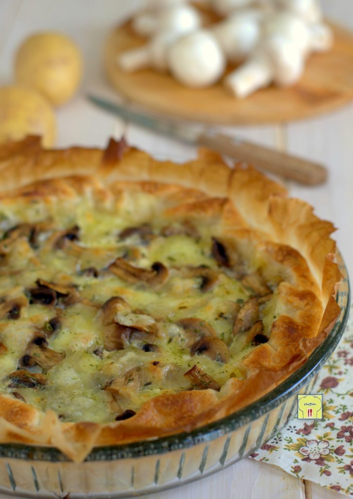 quiche champignons et pommes de terre gp