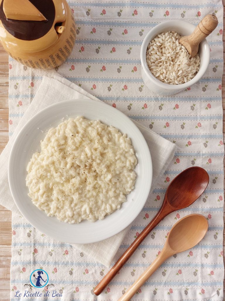 riz blanc avec grana padano