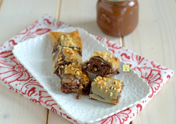 Roulé croquant à la nutella