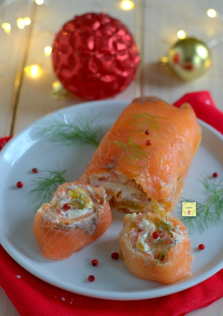 roulé de saumon aux poivrons gp