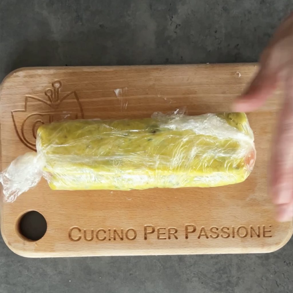 rouleau d'omelette froid