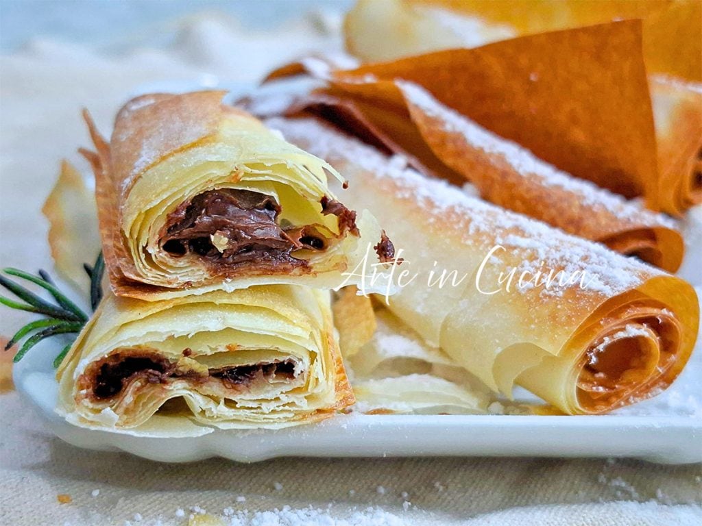 ROULEAUX de FILO à la NUTELLA
