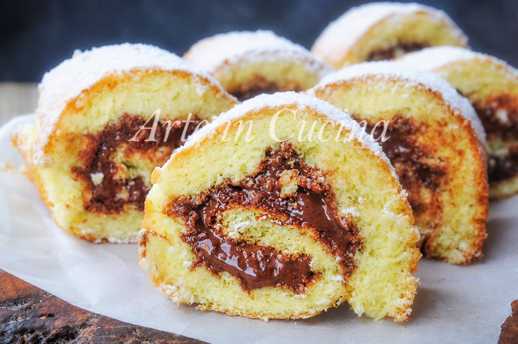 ROULEAUX avec mousse au chocolat