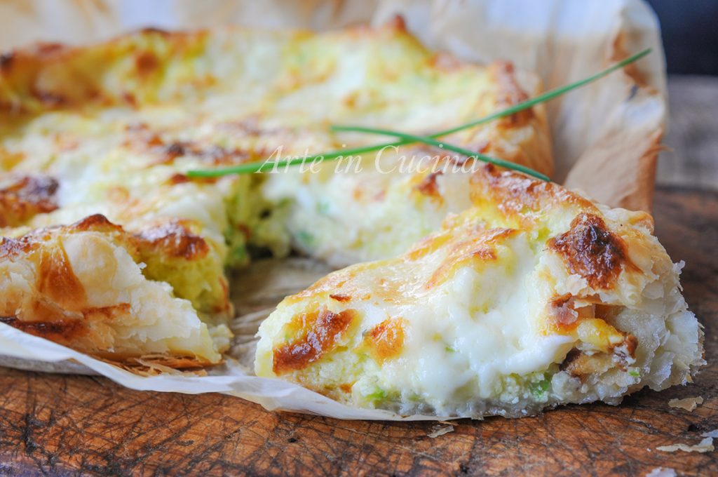 Rustique de feuilletée aux courgettes et ricotta rapide vickyart art en cuisine
