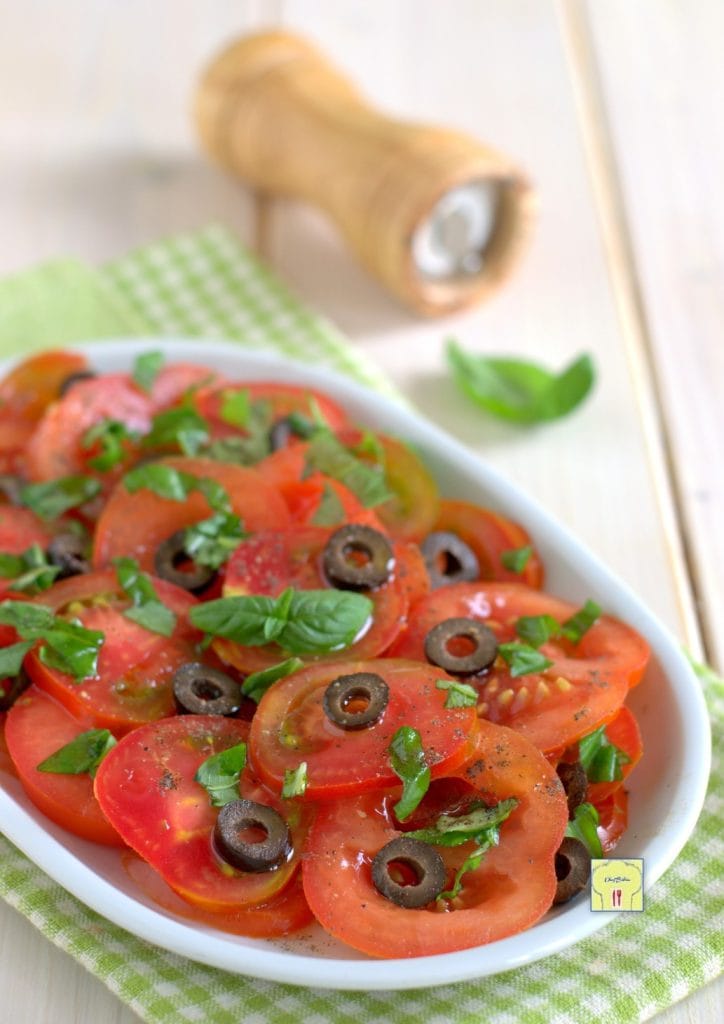 salade de tomates et basilic gp