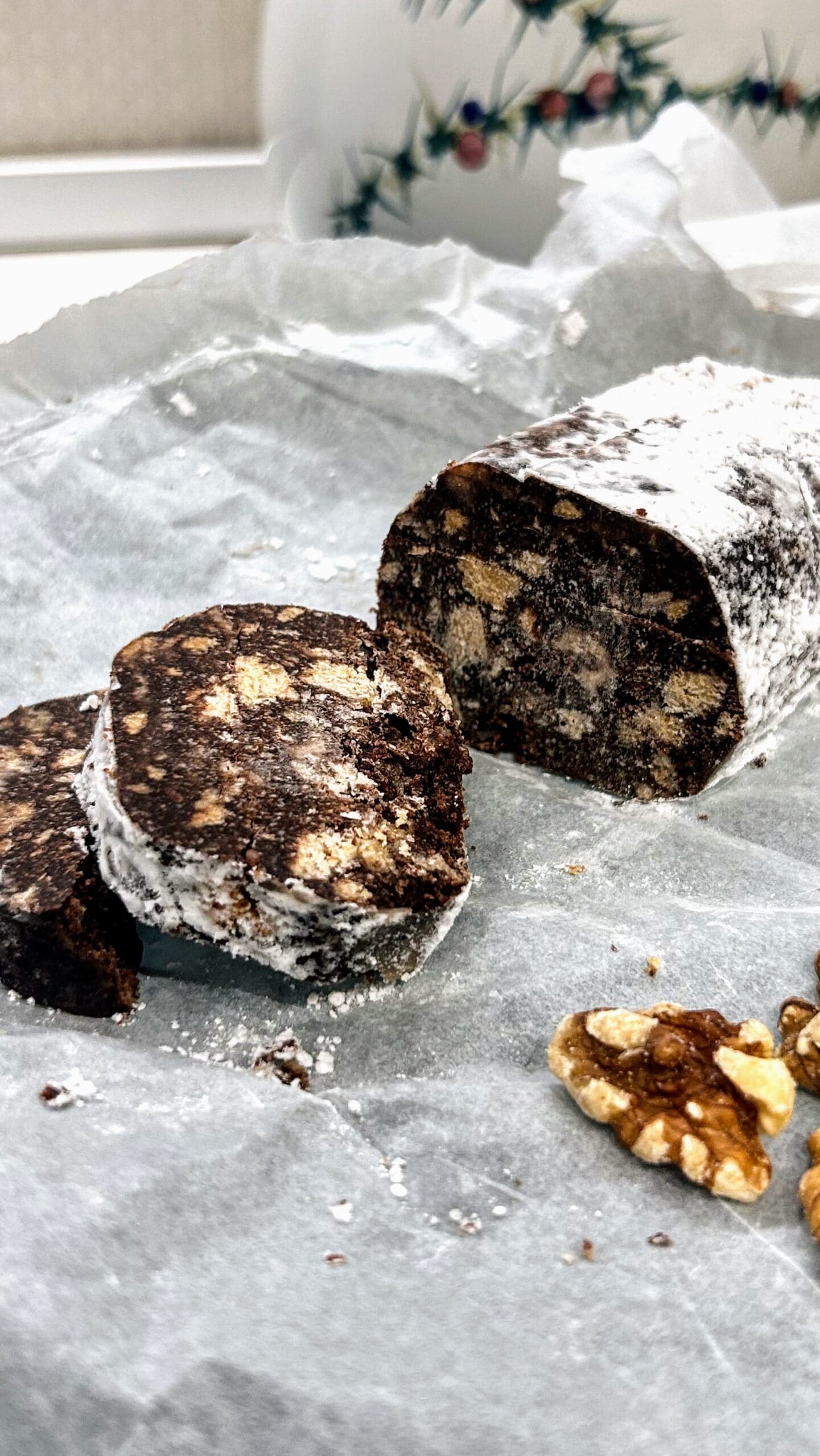 Salame au chocolat sans œufs