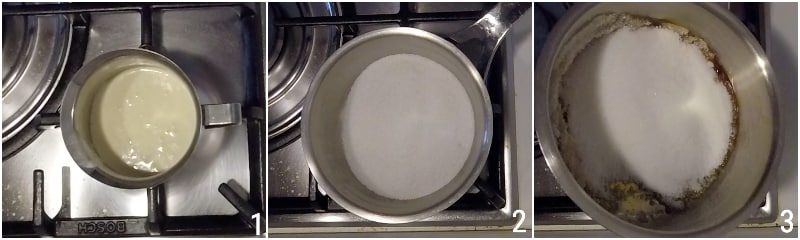 sauce au caramel salé recette pas à pas avec vidéo le grain de maïs 1 faire bouillir la crème