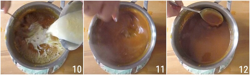 sauce au caramel salé recette pas à pas avec vidéo le grain de maïs 4 ajouter la crème