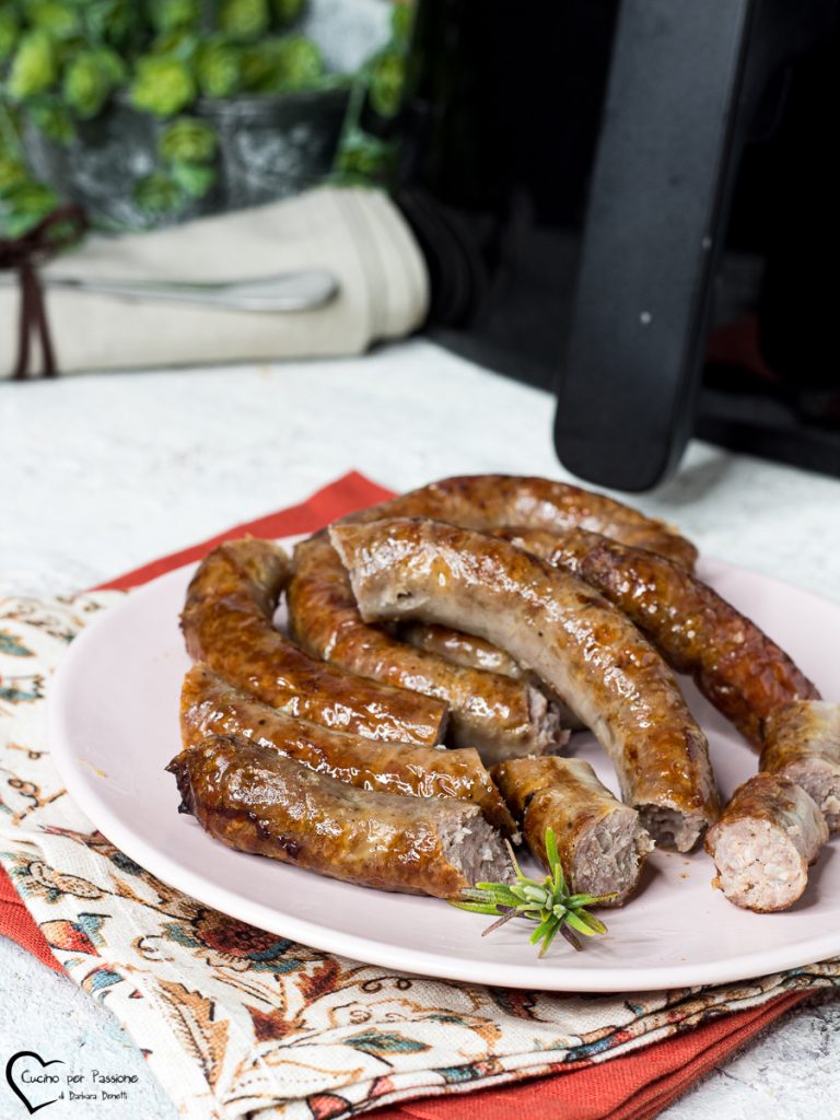 saucisse à la friteuse à air