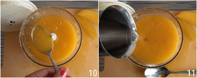 sorbet à la mangue glace à la mangue sans crème recette avec sorbetière et sans sorbetière le grain de maïs 4 ajouter le sirop