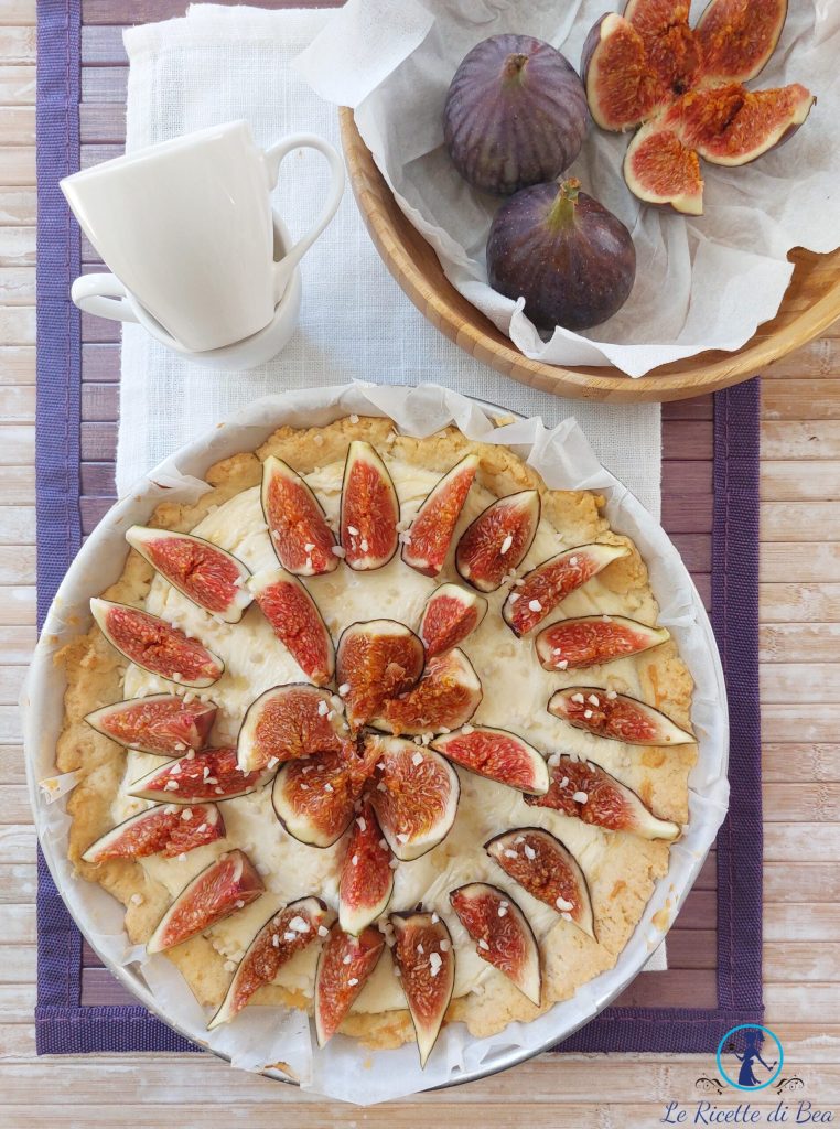 tarte aux figues et crème aux fromages