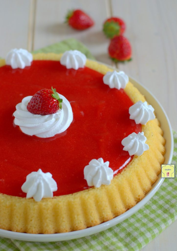 tarte molle à la crème de fraises gp
