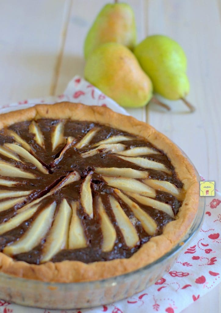 tarte aux poires et chocolat gp