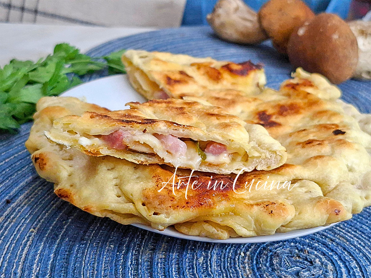 TARTE RUSTIQUE AUX CHAMPIGNONS et LARD plat unique rapide
