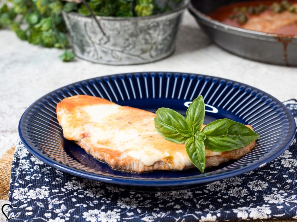 tranches à la pizzaiola avec mozzarella