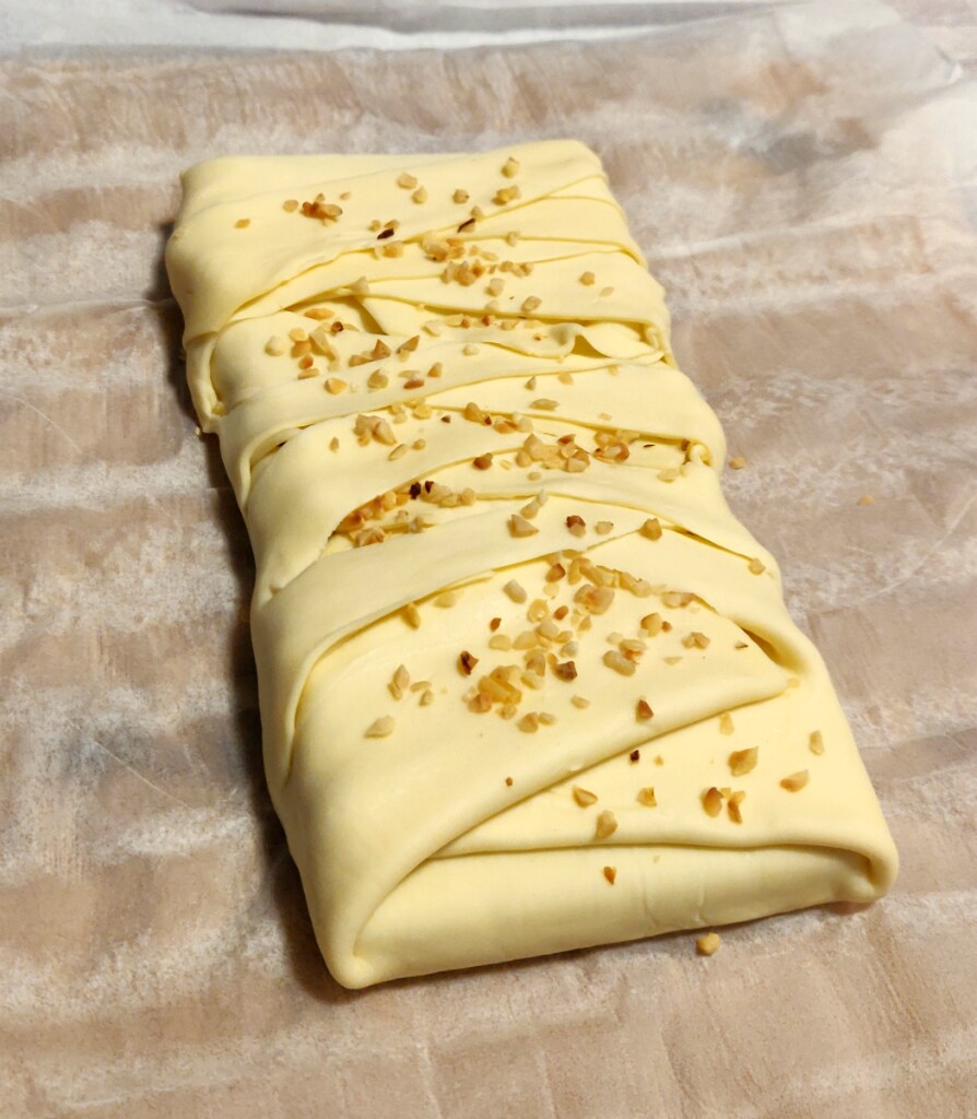 tresse avec pâte feuilletée