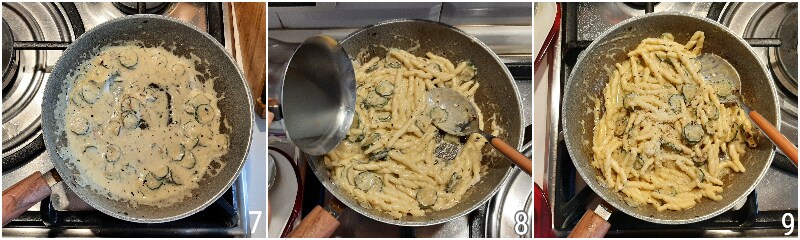 trofie aux courgettes et philadelphia recette pâte crémeuse rapide le grain de maïs 3 mélanger pâtes