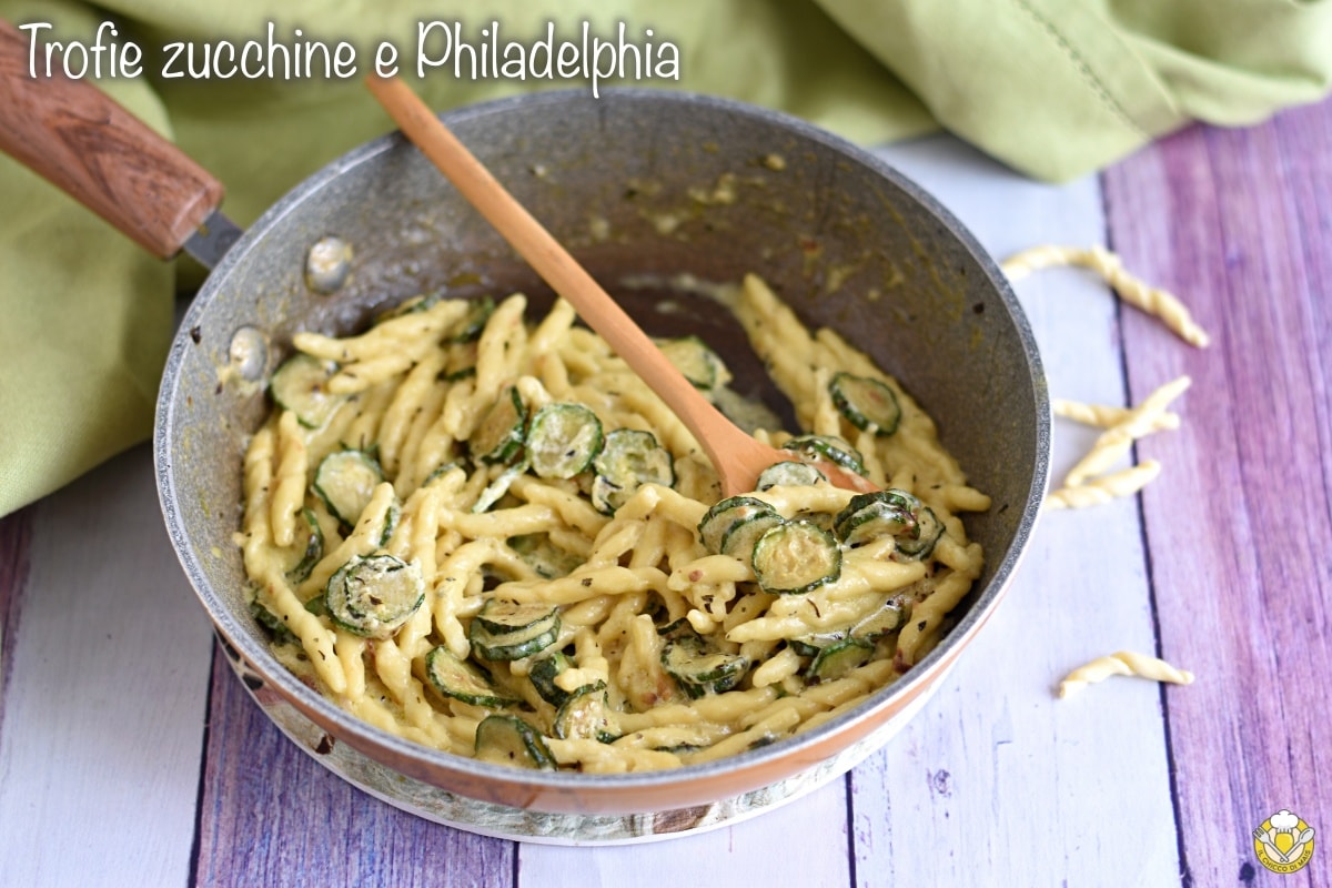 Trofie aux courgettes et Philadelphia
