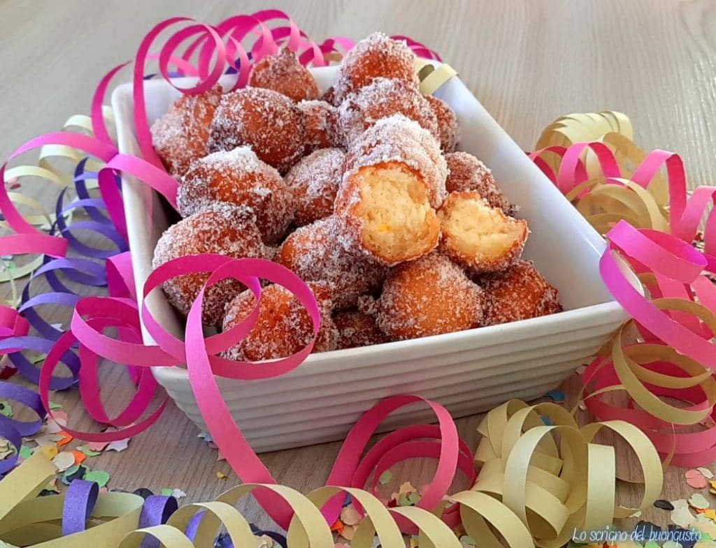 Castagnole de Carnaval à la ricotta